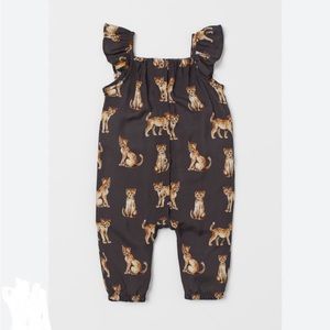 KAROLINA KIJAK x H&M Black Leopard Jumpsuit